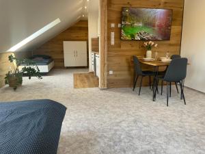 Kuchyň nebo kuchyňský kout v ubytování Apartmán u Ovečků - Nová Paka