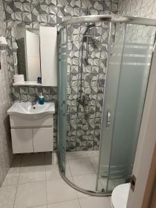 Koupelna v ubytování Aura Boutique Hotel
