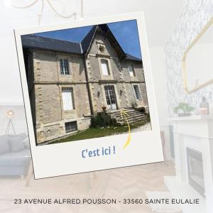 an image of a picture of a house at Modern Guest -Sainte Eulalie in Sainte-Eulalie