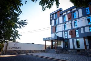 a rendering of the front of a building at Hotel Borjomi in Shymkent