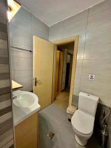 Koupelna v ubytování Villa Elia in Nea Kallikrateia