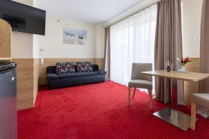 Χώρος καθιστικού στο KIWI Sopot Apartments