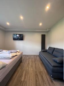 Posezení v ubytování FRESH Apartments + 37 fotografií