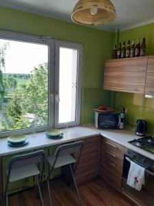 Nhà bếp/bếp nhỏ tại Kwadrat Maja