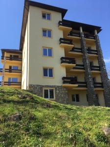 a building on top of a hill at Casa Bocan in Geoagiu Băi