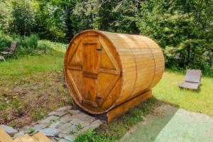 Zahrada ubytování Chalet Mozart