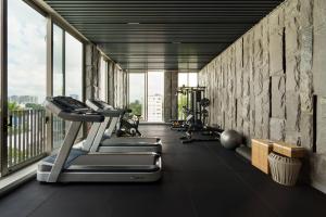 Fitness centrum a/nebo fitness zařízení v ubytování M City Hotel Saigon