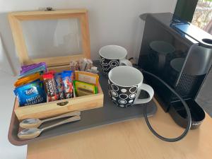 A kitchen or kitchenette at Bluview, Glyfada, Corfu