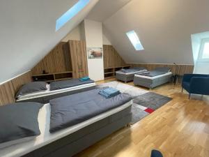 Postel nebo postele na pokoji v ubytování Apartmán O18 - Kleč
