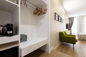 A seating area at Alma Suites