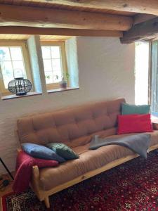 Posezení v ubytování Charming alps apartment perfect for walk/cycle/ski