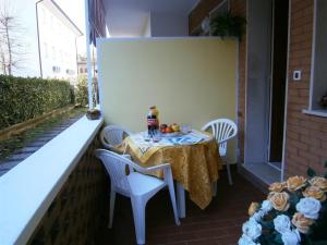 A balcony or terrace at Glicini