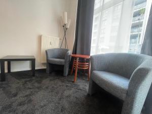 Zona d'estar a Berlinhome Apartment Friedrichshain