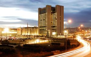 Nespecifikovaný výhled na destinaci Ankara nebo výhled na město při pohledu z hotelu