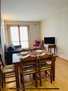 TV a/nebo společenská místnost v ubytování Increible Apartamento Solanelles