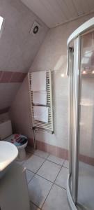Koupelna v ubytování Chambre d'hôtes de la tulipe