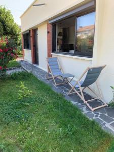 Vonkajšia záhrada v ubytovaní Studio Chic & Garden - Parking - Wifi - TV