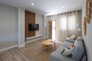 TV a/nebo společenská místnost v ubytování Miño Suites I