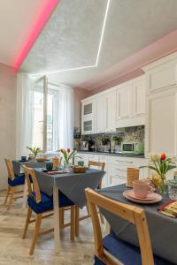Kuchyň nebo kuchyňský kout v ubytování Suites Matteotti 57