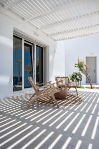 Ein Balkon oder eine Terrasse in der Unterkunft Super Paradise Hotel