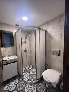 A bathroom at Hotel Otağ