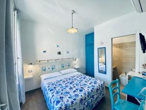 Postel nebo postele na pokoji v ubytování Casetta al mare