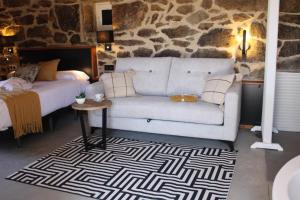Χώρος καθιστικού στο Apartamentos Villa Maceira