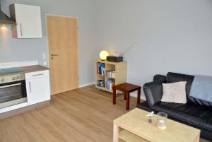 Η κουζίνα ή μικρή κουζίνα στο Haus am Golfplatz Nr 01 Ferienwohnung