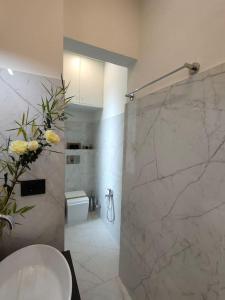 Kúpeľňa v ubytovaní Appartamento Portici Rossi- Centro Storico