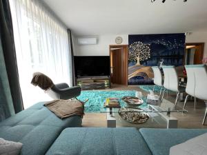 Posezení v ubytování Jázmin Apartman