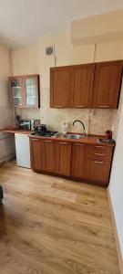 Kuchyňa alebo kuchynka v ubytovaní Apartament Skwer Kosciuszki Morze