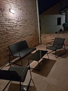 Posezení v ubytování King apartment al Palazzetto