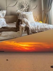 Postel nebo postele na pokoji v ubytování Deni's Apartment by the sea – Burgas