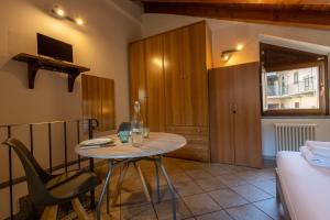 Posedenie v ubytovaní Inn Aosta Apartments