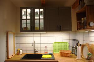 Η κουζίνα ή μικρή κουζίνα στο Ferienhaus Hieve +10 φωτογραφίες