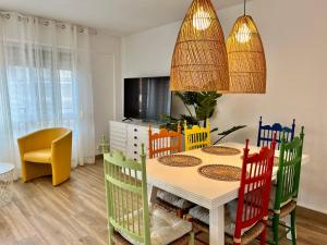 TV a/nebo společenská místnost v ubytování PEÑISCOLA Playa LES DOYES