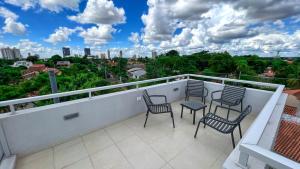 Balkón nebo terasa v ubytování Apart-Hotel de Lujo en Eje Corporativo de Asunción! 2 y 3 habitaciones