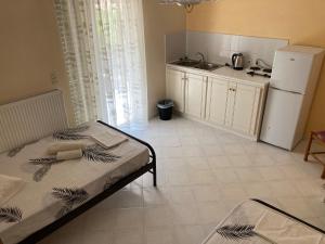 Kuchyň nebo kuchyňský kout v ubytování Polyxenis Rooms