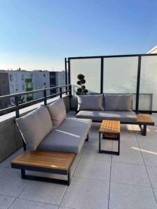 Część wypoczynkowa w obiekcie Appartement T2 neuf - Grande Terrasse de 25m2