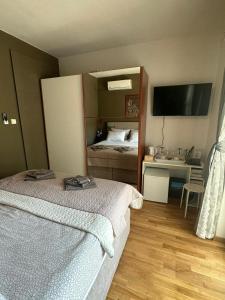 Cama o camas de una habitación en BonBon room and apartment