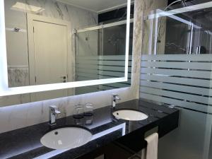 Koupelna v ubytování Hotel Saray