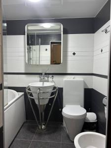 Koupelna v ubytování Niluxe Apartment Kutaisi