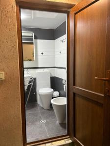 Koupelna v ubytování Niluxe Apartment Kutaisi
