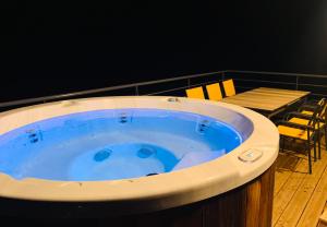 Fotografia z galérie ubytovania chalet du Champel jacuzzi v destinácii Saint-Gervais-les-Bains