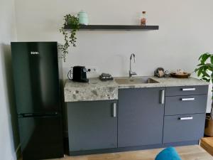 Kuchyň nebo kuchyňský kout v ubytování Bed & Breakfast Udens Buiten
