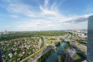 Widok na miasto Wiedeń z tego apartamentu
