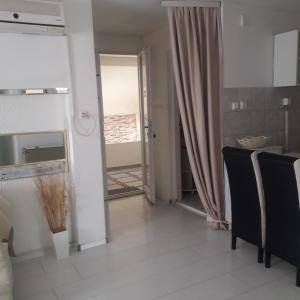 Kuchyň nebo kuchyňský kout v ubytování Apartmani Nis