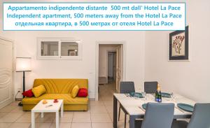Posezení v ubytování Hotel La Pace