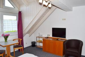 TV a/nebo společenská místnost v ubytování Hotel Relax