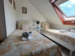 Postel nebo postele na pokoji v ubytování Tang house 唐舍